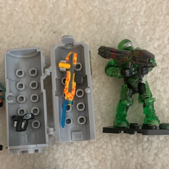 Mega Construx Lot of 4 Translucent Spartans Hellioskrill, Operators, Centurion.. - Picture 6 of 16